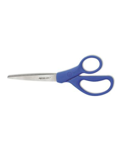 Westcott Preferred Line Stainless Steel Office Scissors, 8" Length, Blue