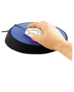 Allsop 9" Diameter Wrist Aid Ergonomic Circular Mouse Pad, Cobalt