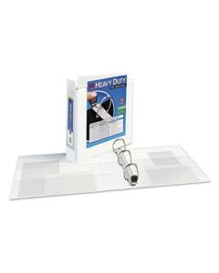 Avery 2" Capacity 8-1/2" x 11" Extra-Wide EZD Ring One Touch View Binder, White