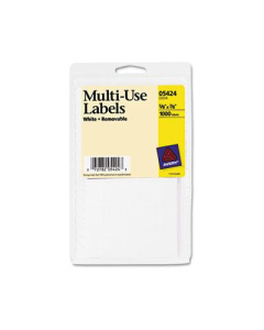 Avery 7/8" x 5/8" Removable Multi-Use Labels, White, 1000/Pack