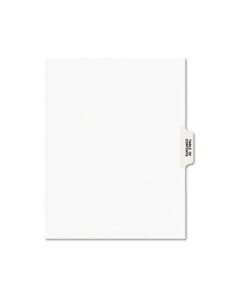 Avery Preprinted 25-Tab "Table of Contents" Letter Dividers, White, 1 Set