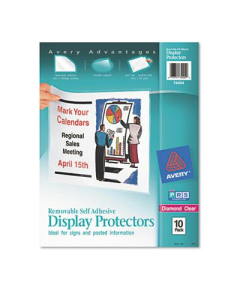 Avery 8-1/2" x 11" Top-Load Display Sheet Protectors, 10/Pack