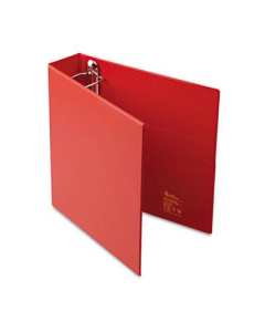 Avery 2" Capacity 8-1/2" x 11" EZD Ring Heavy Duty Non-View Binder, Red