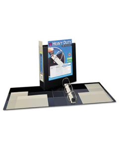 Avery 2" Capacity 8-1/2" x 11" EZD Ring One Touch View Binder, Black