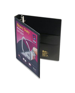 Avery 1" Capacity 8-1/2" x 11" EZD Ring One Touch View Binder, Black