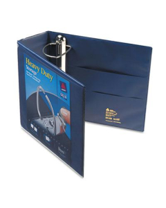 Avery 4" Capacity 8-1/2" x 11" EZD Ring One Touch View Binder, Navy Blue