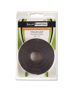 MasterVision 1/2" x 10 ft. Magnetic Tape, Black, 1 Roll