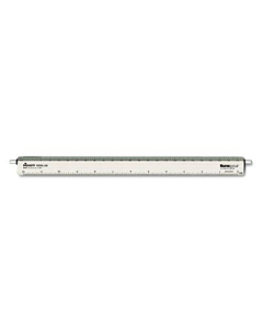 Chartpak 12" Adjustable Triangular Scale Ruler for Architects