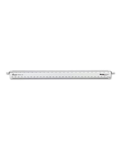 Chartpak 12" Adjustable Triangular Scale Ruler for Engineers
