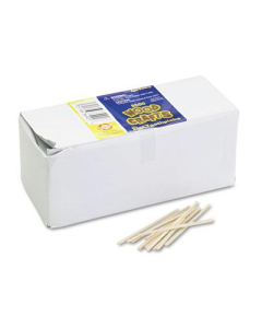 Chenille Kraft Flat Wood Toothpicks, Natural, 2500/Pack