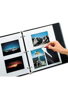 C-Line 9" x 11" Redi-Mount Self-Adhesive Photo Storage Sheets, 50/Box