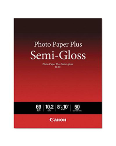 Canon 8" x 10", 69lb, 50-Sheets, Semi-Gloss Photo Paper