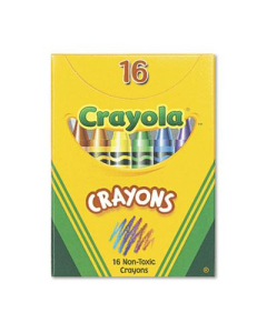 Crayola Classic Color Pack Crayons, Tuck Box, 16-Colors