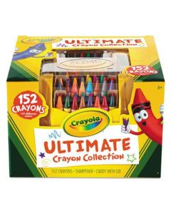 Crayola Ultimate Crayon Case with Sharpener Caddy, 152-Colors