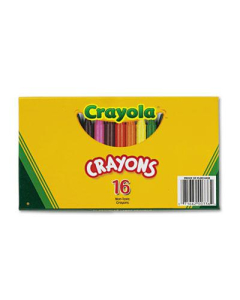 Crayola Large Crayons, 16-Colors