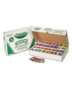 Crayola Classpack Regular Crayons, 16-Colors, 800-Crayons