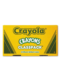 Crayola Classpack Regular Crayons, 8-Colors, 400-Crayons