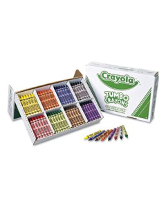 Crayola Jumbo Classpack Crayons, 8-Colors, 200-Crayons