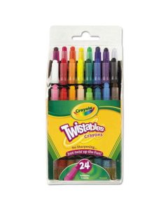 Crayola Twistables Mini Crayons, 24-Colors