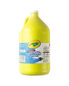 Crayola 1-Gallon Washable Paint Bottle, Yellow