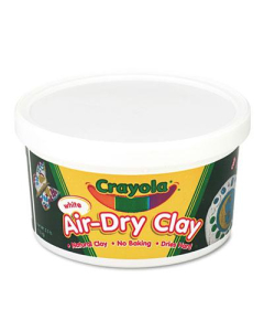 Crayola 2-1/2 lbs Air-Dry Clay, White