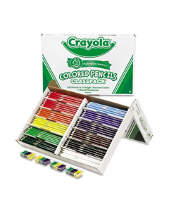 Crayola 3.3 mm Assorted Colors Woodcase Pencils, 240-Pack