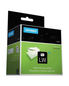 Dymo LabelWriter 30320 1-1/8" x 3-1/2" Address Labels, White, 520/Pack