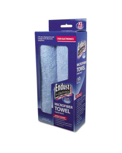 Endust for Electronics 15" x 15" Extra-Large Microfiber Towels, 2/Pack