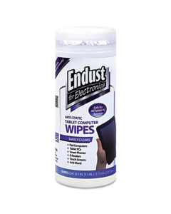 Endust for Electronics Anti-Static Tablet Computer Wipes Can, 70 Wipes
