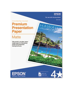 Epson Premium 8-1/2" X 11", 45lb, 50-Sheets, Matte Presentation Paper