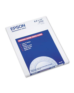 Epson Ultra Premium 8-1/2" X 11", 64lb, 50-Sheets, Luster Photo Paper