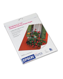 Epson 8" X 10", 68lb, 20-Sheets, High-Gloss Photo Paper