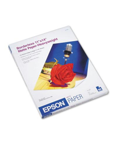 Epson Premium 11" X 14", 45lb, 50-Sheets, Matte Presentation Paper