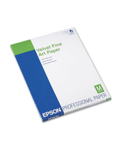 Epson 8-1/2" X 11", 20-Sheets, Velvet Fine Art Paper