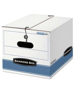 Bankers Box 12" x 15-1/2" x 10-1/4" Letter & Legal Stor/File Extra Strength Storage Boxes, 12/Carton