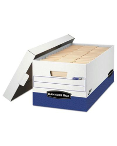 Bankers Box 12" x 24" x 10" Letter Presto Maximum Strength Storage Boxes, 12/Carton