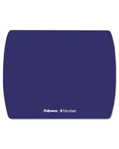 Fellowes 9" x 7" Microban Ultra Thin Mouse Pad, Sapphire Blue