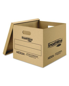 Bankers Box SmoothMove 14" x 15" x 18" Classic Moving & Storage Boxes, 8-Boxes