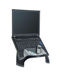 Fellowes Smart Suites 7-1/2" H Laptop Riser with USB Connection, Black