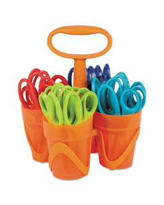 Fiskars 5" Pointed Tip Classpack Caddy, Assorted, 24/Pack