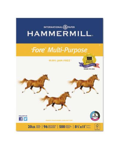 Hammermill Fore 8-1/2" x 11", 20lb, 5000-Sheets, Multipurpose Copy Paper
