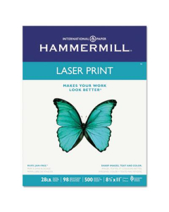 Hammermill 8-1/2" X 11", 28lb, 500-Sheets, Laser Paper