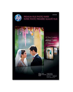 HP Premium Plus 11" X 17", 75lb, 25-Sheets, High-Gloss Photo Paper