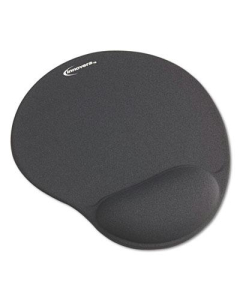 Innovera 10-3/8" x 8-7/8" Nonskid Mouse Pad with Gel Wrist Pad, Gray
