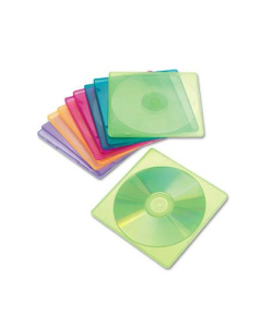 Innovera 10-Pack Slim CD Case, Assorted Colors
