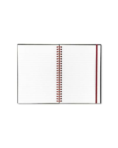 Black n' Red 5-7/8" X 8-1/4" 70-Sheet Margin Rule Wirebound Notebook, Black Cover