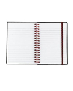 Black N' Red 4-1/8" X 5-7/8" 70-Sheet Legal Rule Wirebound Notebook, Black Cover