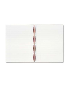 Black N' Red 8-1/2" X 11" 70-Sheet Margin Rule Wirebound Notebook, Black Cover