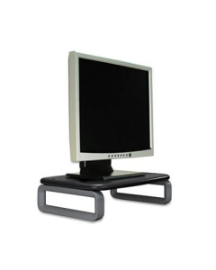 Kensington 3" to 6" H Monitor Stand Plus with SmartFit, Black/Gray