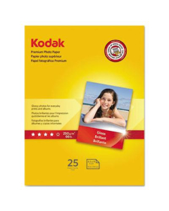 Kodak 8-1/2" X 11", 8.5 Mil, 25-Sheets, Glossy Photo Paper